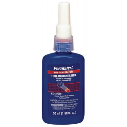 Permatex High Temperature Red Threadlockers 50 ML 1 1/2 in Thread Red