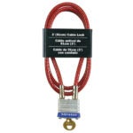 Master Lock 3/16 W X 36 L Steel 4-Pin Cylinder Locking Cable 1 Pk