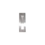 Inox Fhix06 Modern 1-5/8 X 4-3/4 Rectangular Flush Cup Pull for Sliding and Pocket Doors