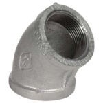 Aqua-dynamic Galvanized Elbow 45° 5510-206