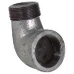 Aqua-Dynamic | Galvanized Street Elbow - 90Â° - 1 1/4