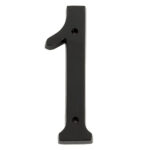 Taymor | Classic Number 1 - 6-in - Aluminum - Black