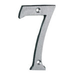 Taymor | Classic Number 7 - 4-in - Brushed Aluminum