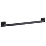 Taymor Allusion Towel Bar - Zinc - Matte Black - 18-in L 02-D32518BLK