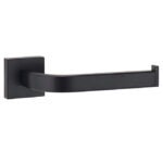 Taymor Allusion Toilet Paper Holder - Stainless Steel & Zinc - Matte Black - Concealed Screws 02-D32548BLK