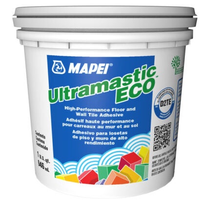 Mapei | Ultramastic Eco Ceramic Floor and Wall Tile Adhesive - Acrylic - Mold and Mildew-Resistant - 945 Ml