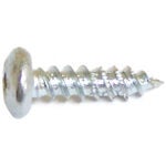 Reliable Fasteners Pan Head Wood Screws - 12 - 3 1/2-in - Zinc-Plated - 100 Per Pack - Square Drive PKWZ12312VP -