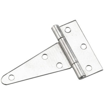 Onward Heavy Duty T-Hinge - 4-in W x 3 7/16-in H - Fixed Pin - Stainless Steel - 2 Per Pack 925SSR -