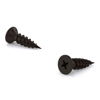 Onward | Flat-Head Wood Screws - #9 X 3/4" - Oil-Rubbed Bronze -12/bx