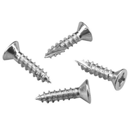 Onward | Quadrex Drive Flat-Head Wood Screw - #9 X 3/4-in - Type 17 - Zinc-Plated - 12 per Pack