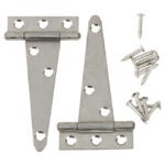 Onward | Light Duty T-Hinge - 4-in H - Fixed Pin - Stainless Steel - 2 per Pack