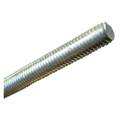 Precision | Threaded Cylindrical Rod - Zinc-Plated - Carbon Steel - 36-in L X 1-in Dia