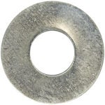 Precision | SAE Steel Flat Washers - #8 X 3/16-in T - Zinc Plated - 100 per Pack