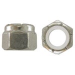 Precision | Pozi-Lok Nylon Insert Hex Stop Nut - M5 X .80 Pitch - Zinc-Plated - 100 per Pack