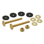 Master Plumber | Toilet Tank Close Coupled Bolt Set - Solid Brass - 3-in L X 5/16-in Dia