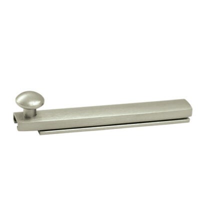 Deltana 4SBCS15 4 Surface Bolt; Concealed Screw; Heavy Duty; Satin Nickel Finish