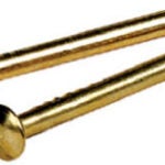 Hillman 122623 Escutcheon Pin 1 in 16 Ga Steel Brass Plated