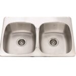 Kindred Kindred 32-in Stainless Steel Double Sink PDL2031-3