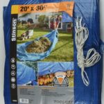 Toolway Tarpaulin - 20' x 30' - Polyethylene - Blue 182030 -