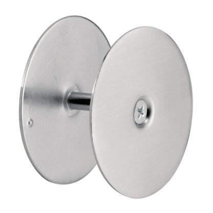 Door Hole Cover Plate 2-5/8 in. Diameter Satin Nickel