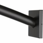 Moen Csr2167 Triva 59 Curved Wall Mounted Shower Curtain Rod - Black