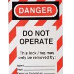 Lockout Tags,Do Not Operate,PK25