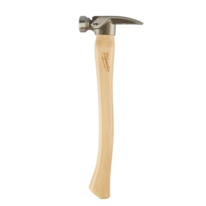 Milwaukee-48-22-9519 19oz Smooth Face Hickory Wood Framing Hammer