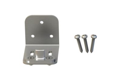 Onward Adjustable Lower Guide for Wood Door, Stainless Steel