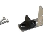 Adjustable Lower Guide for Wood Door, Stainless Steel