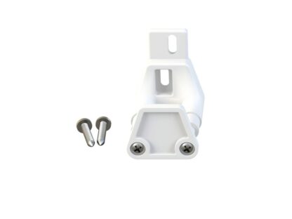 Adjustable Lower Guide for Wood Door, White