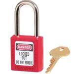 470-410DRED Zenex Safety Padlocking Display, Red - Pack of 6