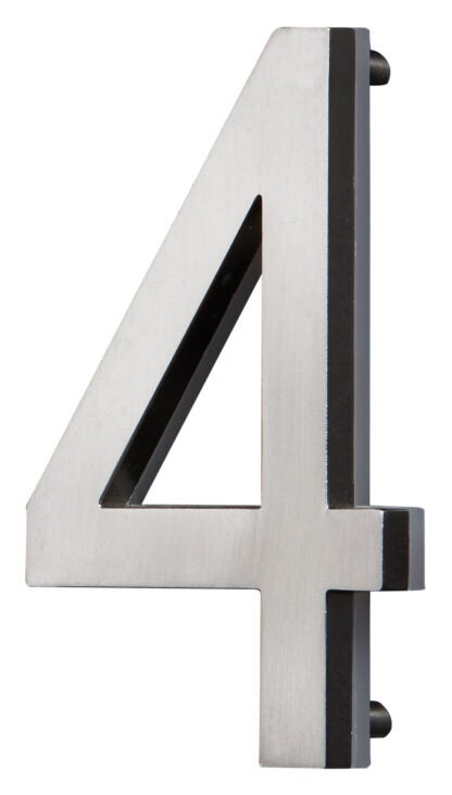 LED Backlit House Number - Satin Nickel #4