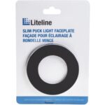 Liteline Black Magnetic Slim Puck Light Trim Ring - 1 Each