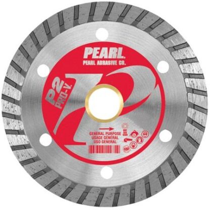 Pearl Abrasive P2 Pro-V PV045T General Purpose Flat Core Turbo Blade 4-1/2 X .080 X 7/8 5/8