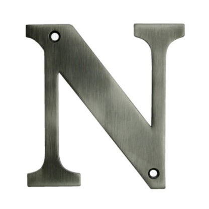 Deltana RL4D-15 4 Residential Letter D; Satin Nickel Finish