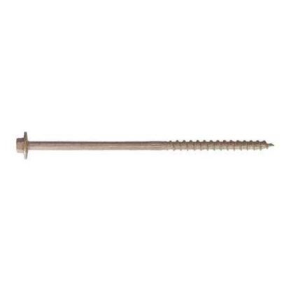 Simpson Strong-Tie 0.195 in. 6 in. Large Hex Washer Structure Screw (12 Ct.)