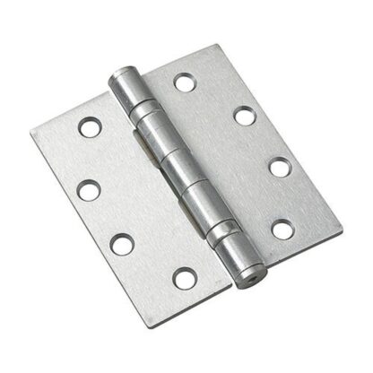 4 12inch 114 Mm Full Mortise Ball Bearing Butt Hinge, Brushed Chrome