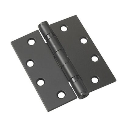 4 12inch 114 Mm Full Mortise Ball Bearing Butt Hinge, Black