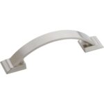 Amerock Candler 3 in (76 Mm) Center-to-Center Satin Nickel Cabinet Pull