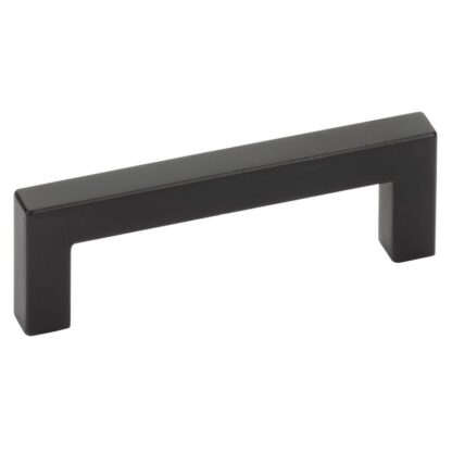 Emtek 86707US19 6 in. Center to Center Warwick Cabinet Pull Flat Black