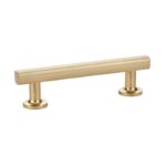 Emtek 86677US4 10 in. Center to Center Freestone Cabinet Pull Satin Brass