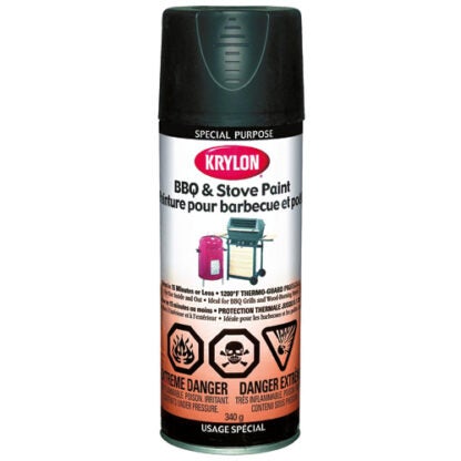 Krylon | BBQ and Stove Spray Paint 340G- Black