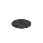 Lodge Cast Iron Silicone Mini Magnet Trivet Black ASMMT