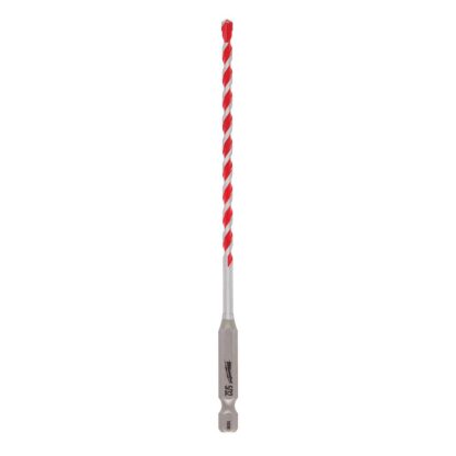 Milwaukee 5/32 in. X 4 in. X 6 in. SHOCKWAVE Carbide Hammer Drill Bit for Concrete, Stone, Masonry Drilling