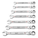 Milwaukee 48-22-9429 7-Piece Flex Head Combination Wrenches (SAE)