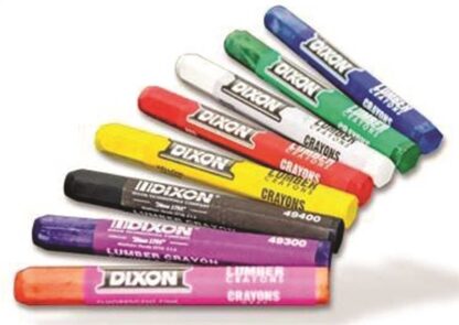 Dixon Ticonderoga 6846588 Lumber Crayon Hex Carbon, Black