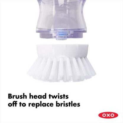 OXO Good Grips 3 in. W Medium Bristle Plastic Handle Dish Brush Refill