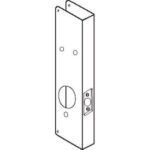 EF-160 CP 1 X 2-1/4 Latch Face Filler Plate - Polish Chrome