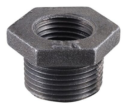 521-951 1 X 0.25 in. Black Hexagon Bushing