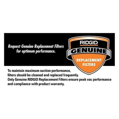 RIDGID Wet Debris Application Foam Wet/Dry Vac Cartridge Filter for Most 5 Gallon and Larger Shop Vacuums (1-Pack)